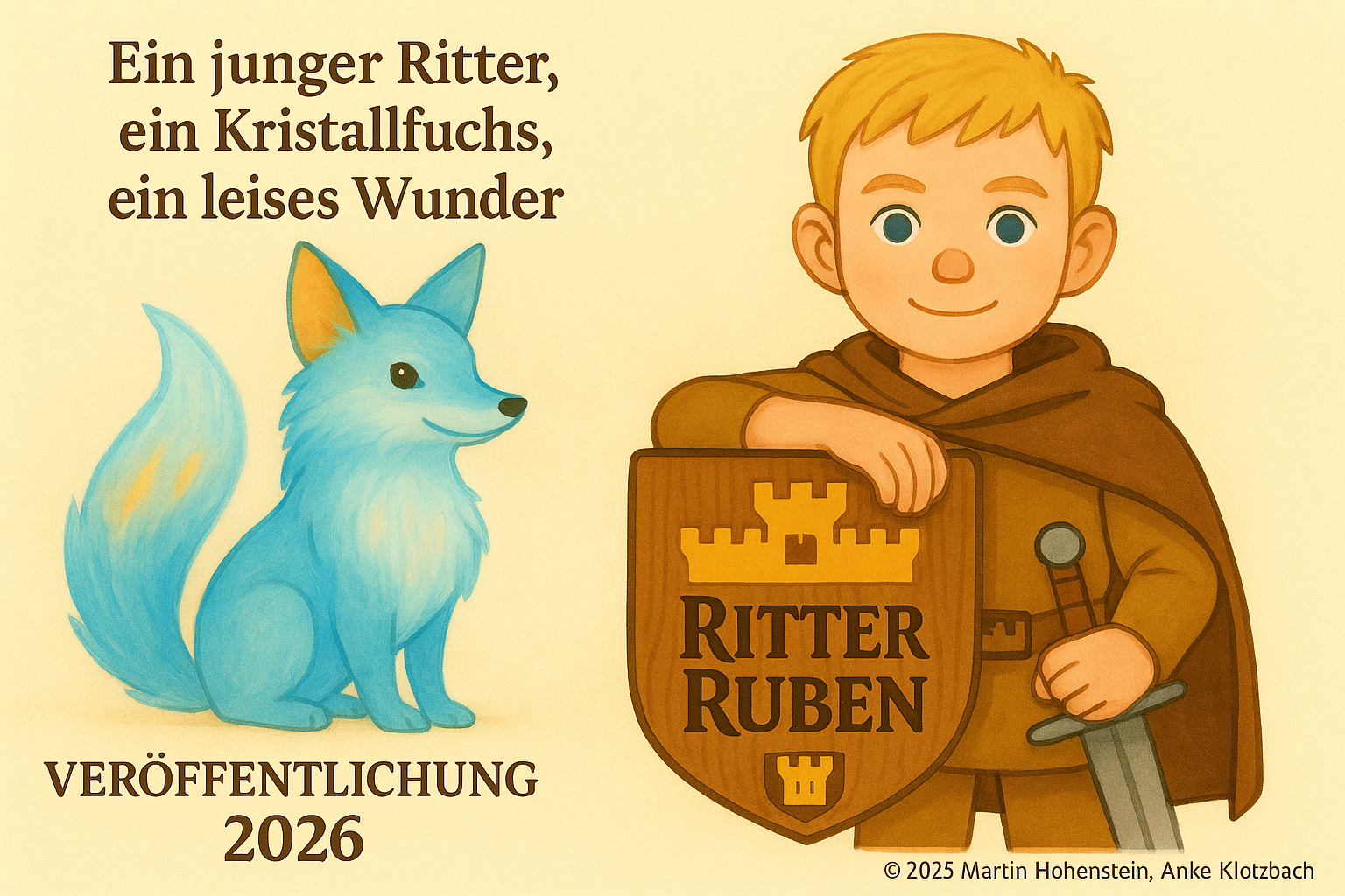 Teaser: Ein junger Ritter, ein Kristallfuchs, ein leises Wunder.